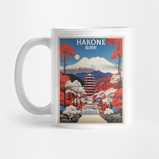 Hakone Japan Vintage Poster Tourism Mug